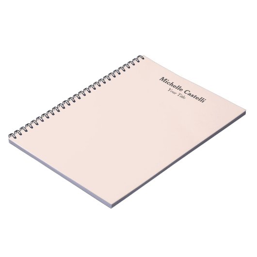 Professioneel Uniek Klassiek Eenvoudig Notitieboek (Linkerzijde)