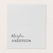 Professioneel - UNISEX Visitekaartjes (Buitenkant ongevouwen)