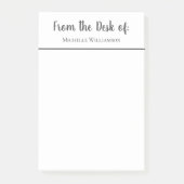 Professioneel Van het Bureau van Gepersonaliseerd Post-it® Notes (Voorkant)