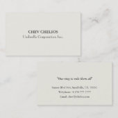 Professioneel Visitekaartje (Voorkant / Achterkant)