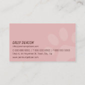 PROFESSIONEEL VISITEKAARTJE dierenverzorging bord (Achterkant)