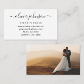 Professioneel Visitekaartje | Logo Foto op achter (Voorkant / Achterkant)