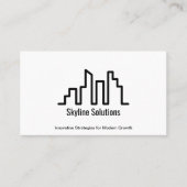 Professioneel Visitekaartje met minimalistisch des (Voorkant)