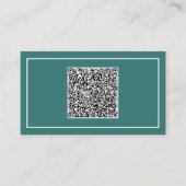 Professioneel Visitekaartje met QR Code Scan Info (Voorkant)