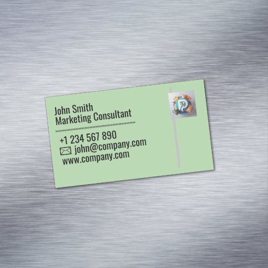 Professioneel Visitekaartje ontwerp – schoon en mi Magnetisch Visitekaartje (Voorbeeld)