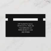 Professioneel Visitekaartje van Asphalt-Paving Com (Achterkant)