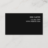 Professioneel Visitekaartje van de trainer (Achterkant)