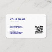 Professioneel Visitekaartje voor ondernemers (Achterkant)