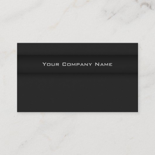 Professioneel Visitekaartje zwart grijs (Voorkant)