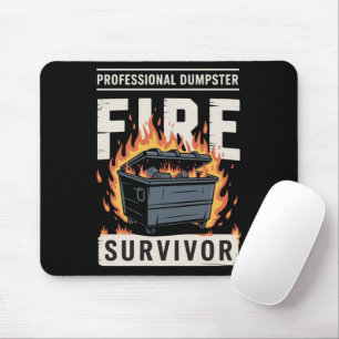 Professioneel vuurwerk overlever Grappig Werk Muismat