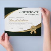 Professioneel Waarderingscertificaat Flyer (Hand)