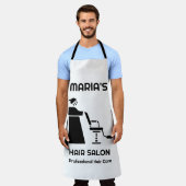 Professioneel Womens Haar Styling Schort (Gedragen)