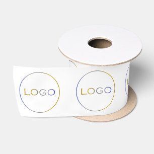 Professioneel zakelijk branding aangepaste logo af lint
