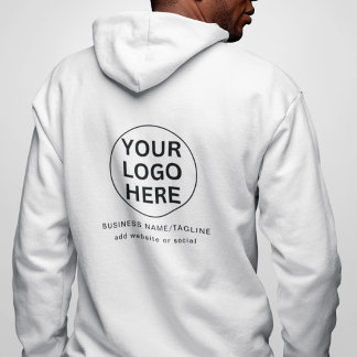 Professioneel Zakelijk Logo & Gebrandmerkt Tekst U Hoodie