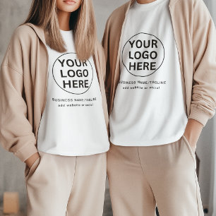 Professioneel Zakelijk Logo & Merktekst Uniform T-shirt