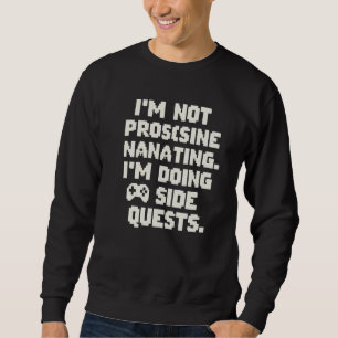 Professioneel Zij-Questor Funny Gamer Trui