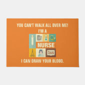 Professioneel zurenpictogram ontworpen deurmat (Voorkant)