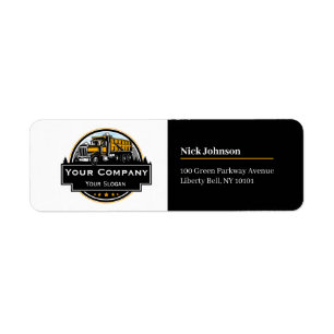 Professioneel Zwaar Materiaalbouwbedrijf Etiket