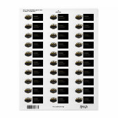 Professioneel Zwaar Materiaalbouwbedrijf Etiket (Full Sheet)