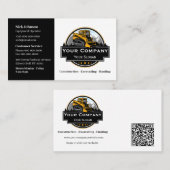 Professioneel Zwaar Materiaalbouwbedrijf Visitekaartje (Voorkant / Achterkant)