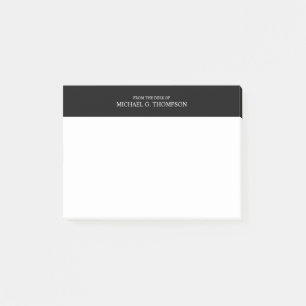 Professioneel zwart-wit post-it® notes
