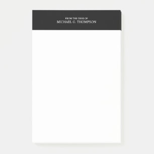 Professioneel zwart-wit post-it® notes