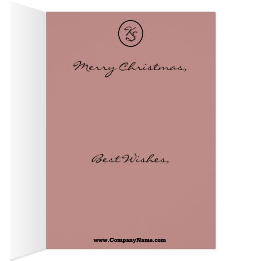 Professionele, aangepaste fotokaarten voor kerstmi (Binnen (Rechts))