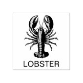 Professionele aangepaste kreeft bruiloft maaltijd  	rubberstempel (Afrduk)