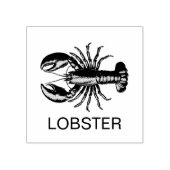 Professionele aangepaste kreeft bruiloft maaltijd  	rubberstempel (Afrduk)