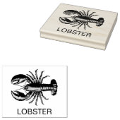 Professionele aangepaste kreeft bruiloft maaltijd  	rubberstempel (Gestempeld)