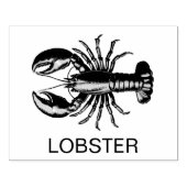 Professionele aangepaste kreeft bruiloft maaltijd rubberstempel (Afrduk)