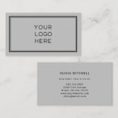 Professionele aangepaste Logo | Eenvoudig en minim Visitekaartje (Voorkant / Achterkant)