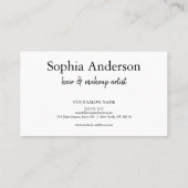 Professionele aangepaste Lotus Logo Yoga Studio Visitekaartje (Achterkant)