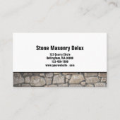 Professionele, aangepaste muur met fotostone visitekaartje (Voorkant)