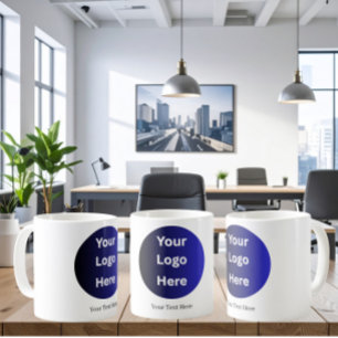 Professionele aangepaste tekst Logo Coffee Koffiemok