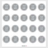 Professionele Aangepaste Vinyl Logo Zelfklevende S Sticker (Vel)