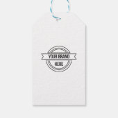 Professionele aangepaste zakelijke Logo Cadeaulabel (Achterkant)