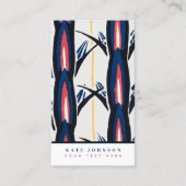 Professionele Abstracte Retro  Waterverf Kunst Visitekaartje (Voorkant)