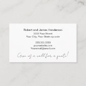 Professionele add Jouw naam House Painter Visitekaartje (Achterkant)