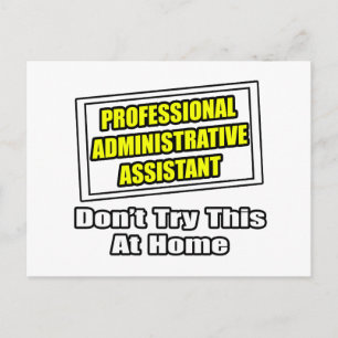 Professionele administratieve assistent...Joke Briefkaart