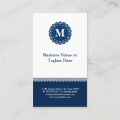 Professionele adviseur - Psychology-symbool Visitekaartje (Achterkant)