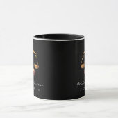 Professionele advocaat advocaat luxe Black Gold Mok (Midden)