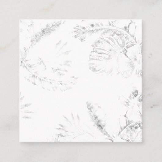 Professionele afspraak & vierkante Visitekaartjes Afsprakenkaartje (Voorkant)