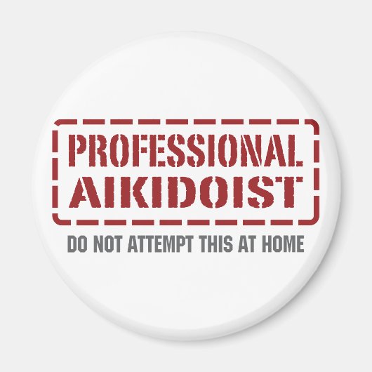 Professionele Aikidoïst Magneet (Voorkant)