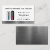 Professionele airconditioningverwarming visitekaartje (Voorkant / Achterkant)