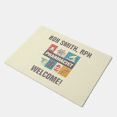 Professionele apotheker Iconisch ontworpen Deurmat (Schuin)