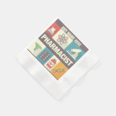 Professionele apotheker Iconisch ontworpen Servet (Hoek)