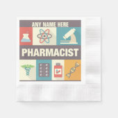 Professionele apotheker Iconisch ontworpen Servet (Voorkant)