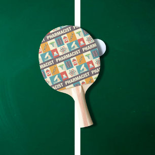 Professionele apotheker Iconisch ontworpen Tafeltennisbatje