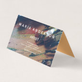 Professionele artiest visitekaartjes (Achterkant)